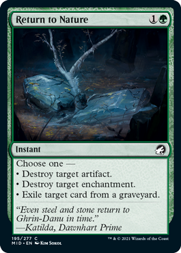 Innistrad: Midnight Hunt 195/277 Return to Nature