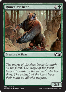 Magic 2015 197/269 Runeclaw Bear