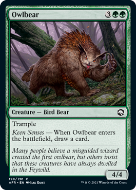 Adventures in the Forgotten Realms 198/281 Owlbear