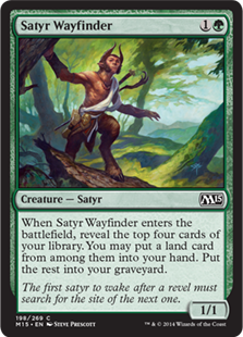 Magic 2015 198/269 Satyr Wayfinder