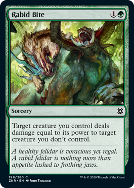 Zendikar Rising 199/280 Rabid Bite