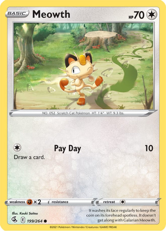 Fusion Strike 199/264 Meowth