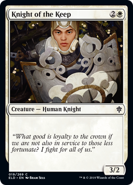 Throne of Eldraine 019/269 Knight of the Keep