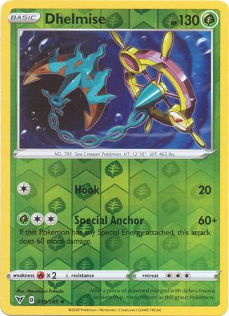 Vivid Voltage 019/185 Dhelmise (Reverse Holo)