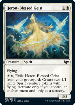 Innistrad: Crimson Vow 019/277 Heron-Blessed Geist