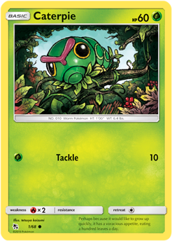 Hidden Fates 01/68 Caterpie