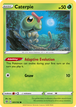 Rebel Clash 001/192 Caterpie