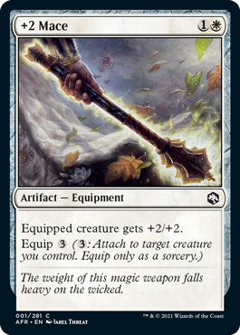 Adventures in the Forgotten Realms 001/281 +2 Mace (Foil)