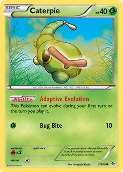 Flashfire 001/106 Caterpie