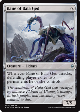 Battle for Zendikar 001/274 Bane of Bala Ged