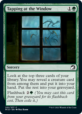 Innistrad: Midnight Hunt 201/277 Tapping at the Window