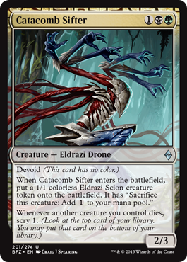 Battle for Zendikar 201/274 Catacomb Sifter