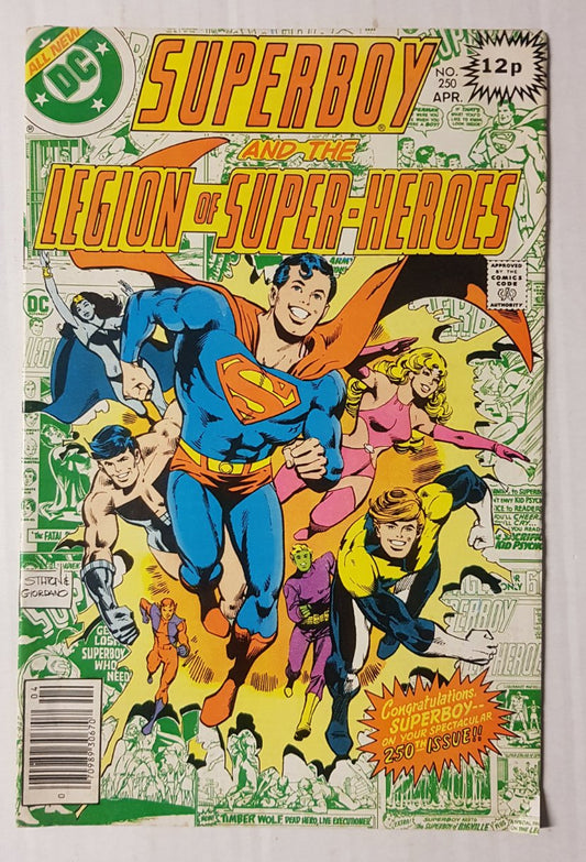 Superboy and the Legion of Super-Heroes #250 DC Comics (1949)(JB)