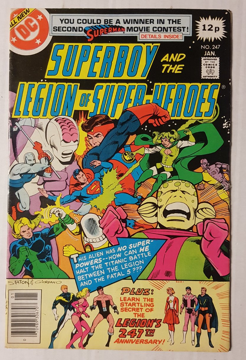 Superboy and the Legion of Super-Heroes #247 DC Comics (1949)(JB)