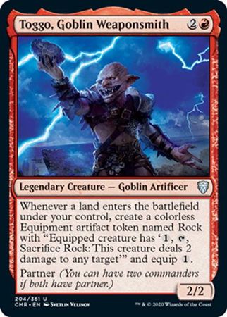 Commander Legends 204/361 Toggo, Goblin Weaponsmith