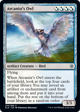 Throne of Eldraine 206/269 Arcanist's Owl