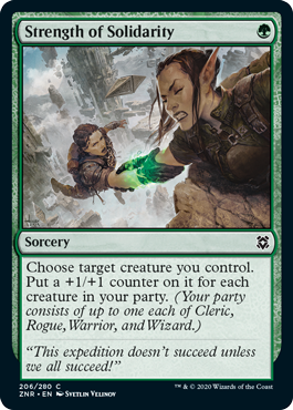 Zendikar Rising 206/280 Strength of Solidarity