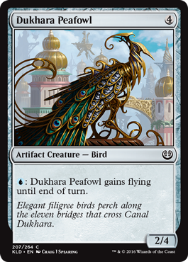 Kaladesh 207/264 Dukhara Peafowl