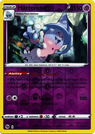 Champion's Path 020/073 Hatterene (Reverse Holo)