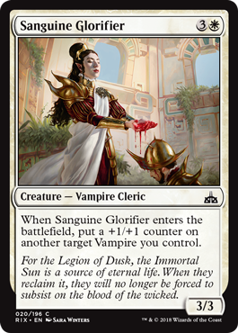 Rivals of Ixalan 020/196 Sanguine Glorifier