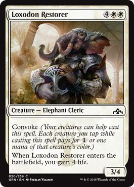 Guilds of Ravnica 020/259 Loxodon Restorer