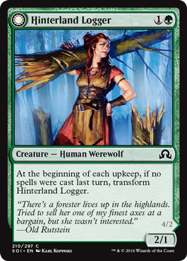 Shadows Over Innistrad 210/297 Hinterland Logger/Timber Shredder