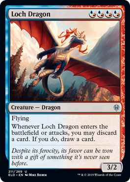 Throne of Eldraine 211/269 Loch Dragon