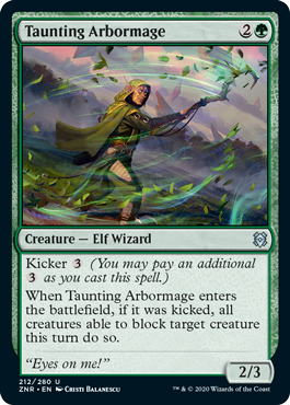 Zendikar Rising 212/280 Taunting Arbormage