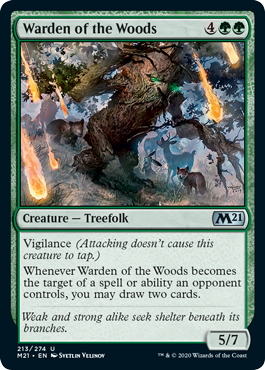 Core Set 2021 213/274 Warden of the Woods