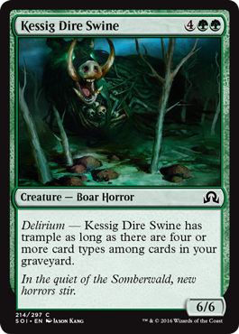 Shadows Over Innistrad 214/297 Kessig Dire Swine