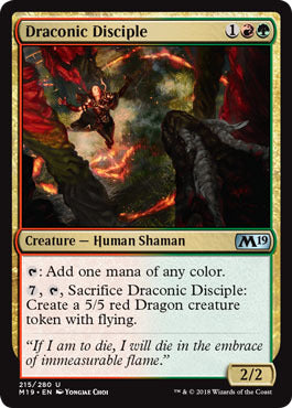 Core Set 2019 215/280 Draconic Disciple