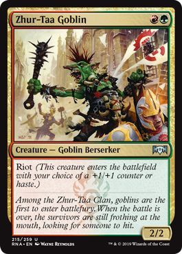 Ravnica Allegiance 215/259 Zhur-Taa Goblin