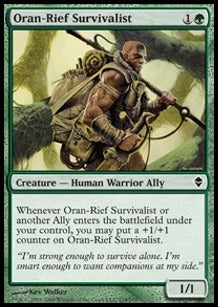 Zendikar 174/249 Oran-Rief Survivalist