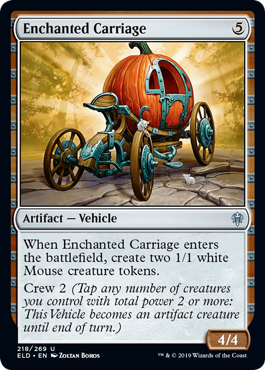 Throne of Eldraine 218/269 Enchanted Carriage