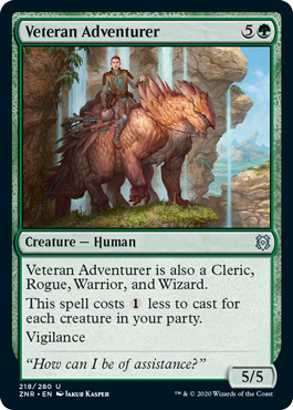 Zendikar Rising 218/280 Veteran Adventurer