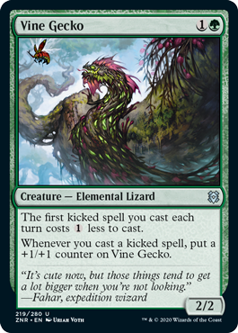 Zendikar Rising 219/280 Vine Gecko