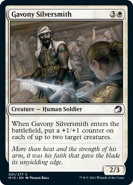 Innistrad: Midnight Hunt 021/277 Gavony Silversmith