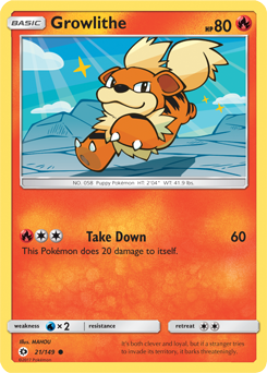 Sun & Moon 021/149 Growlithe