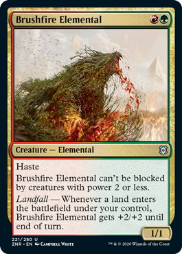 Zendikar Rising 221/280 Brushfire Elemental