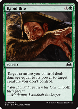 Shadows Over Innistrad 223/297 Rabid Bite