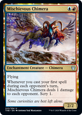 Theros Beyond Death 223/254 Mischievous Chimera