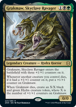 Zendikar Rising 223/280 Grakmaw, Skyclave Ravager