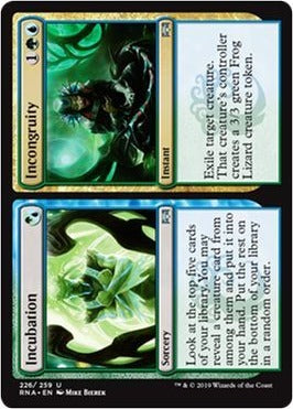 Ravnica Allegiance 226/259 Incubation//Incongruity