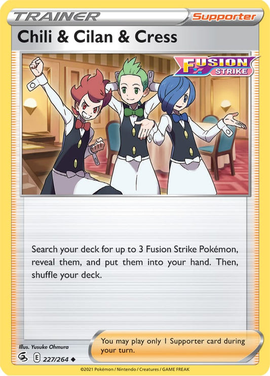 Fusion Strike 227/264 Chili & Cilan & Cress