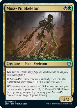 Zendikar Rising 228/280 Moss-Pit Skeleton