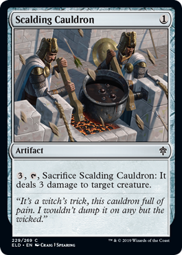 Throne of Eldraine 229/269 Scalding Cauldron