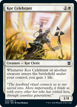 Zendikar Rising 022/280 Kor Celebrant