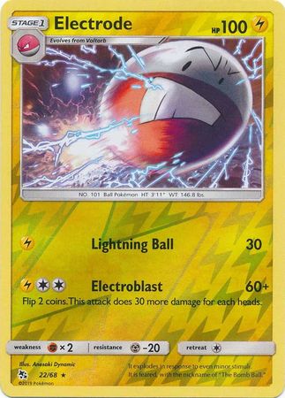 Hidden Fates 22/68 Electrode (Reverse Holo)