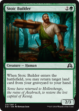 Shadows Over Innistrad 231/297 Stoic Builder