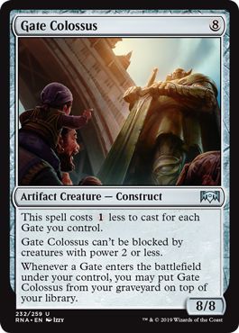 Ravnica Allegiance 232/259 Gate Colossus